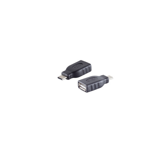 Кабель USB 3.1 Type-C - USB 2.0 Type-A - Black shiverpeaks BS13-20013