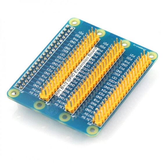 Raspberry PI 4/3/B+/2 GPIO Expansion Board E1 - blue