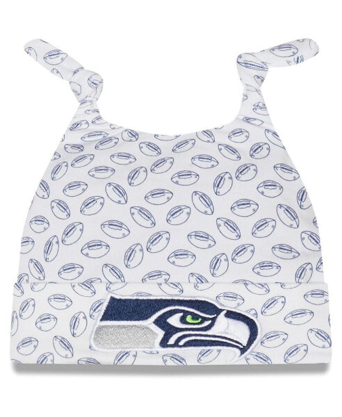 Детская шапка New Era Seattle Seahawks "Cutie" для младенцев, белая