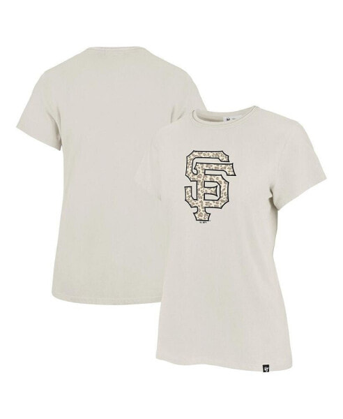 Women's Oatmeal San Francisco Giants Imprint Frankie T-Shirt