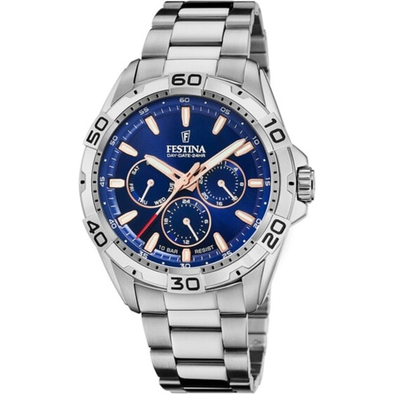 Мужские часы Festina F20623/2 Серебристый