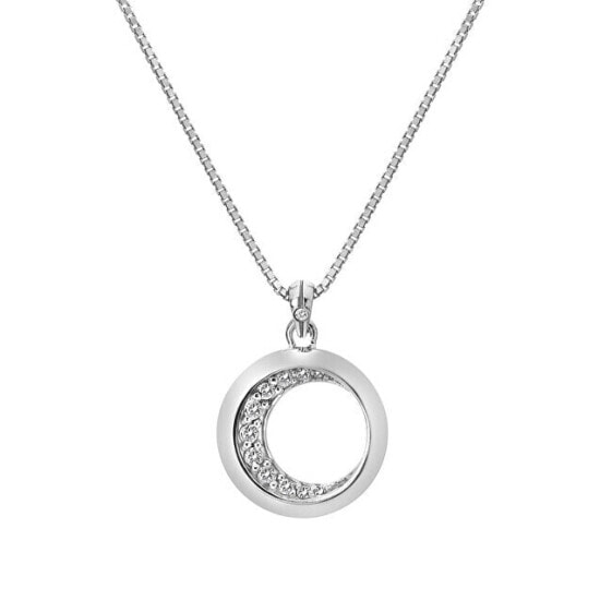 Suitable silver necklace with diamond Celestial DP860 (chain, pendant)