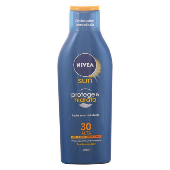 Nivea Sun Protect & Hydrate Body Milk Spf30  Солнцезащитное увлажняющее молочко для тела 200 мл
