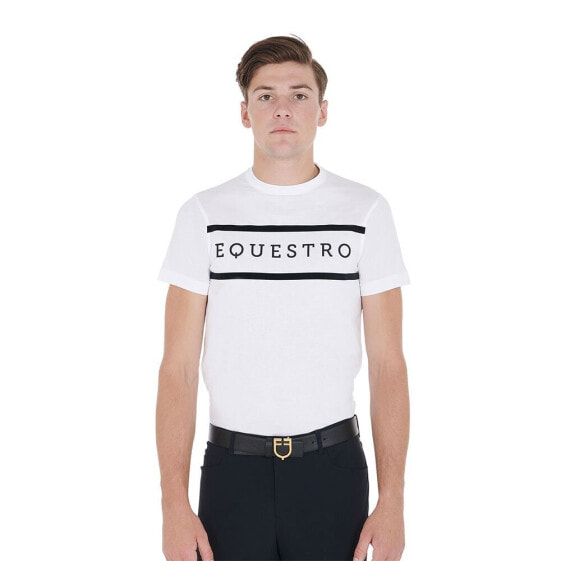 EQUESTRO Cotton short sleeve T-shirt