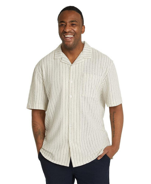 Big & Tall Johnny g Hooper Relaxed Fit Knit Shirt