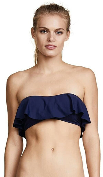 LSpace Women's 181682 Lynn Tube Bikini Top Swimwear Blue Size S