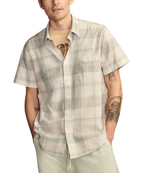 Men's Plaid San Gabriel Short Sleeve 1 Pocket Shirt