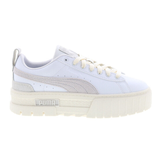 Puma Mayze Thrifted 38986101 Womens White Lifestyle Sneakers Shoes