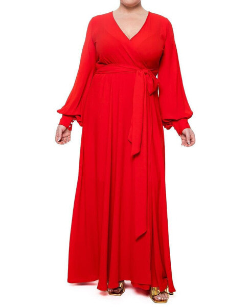 Plus Size LilyPad Maxi Dress