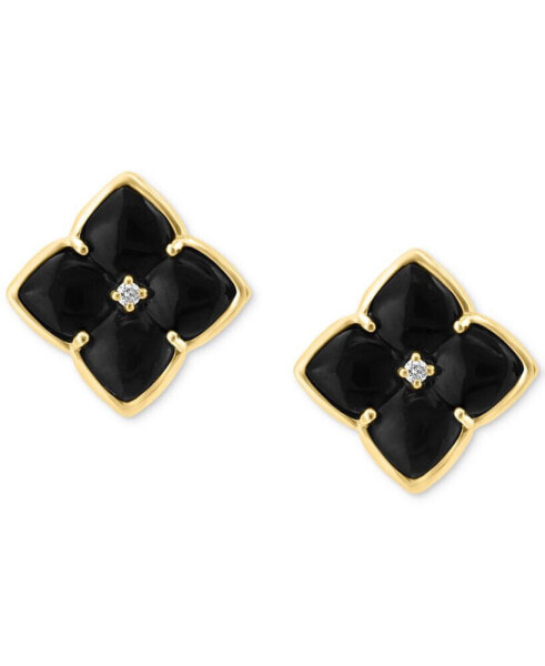 EFFY® Onyx & Diamond Accent Fancy Stud Earrings in 14k Gold