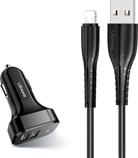 Шарьящее устройство USAMS C13 2x USB-A 2.1A (63909-uniw)