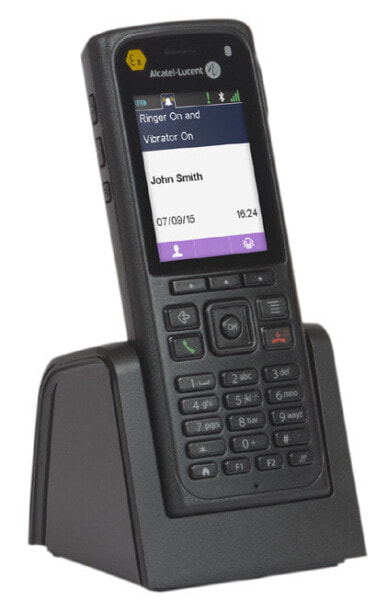 Alcatel Lucent 8262Ex - DECT telephone - Wireless handset - Speakerphone - Black
