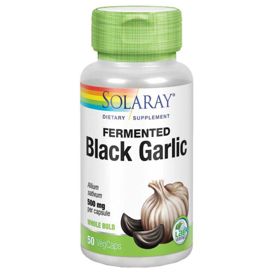 SOLARAY Black Garlic Bulb 500mgr 50 Units