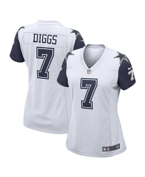 Women's Trevon Diggs White Dallas Cowboys Team Game Jersey