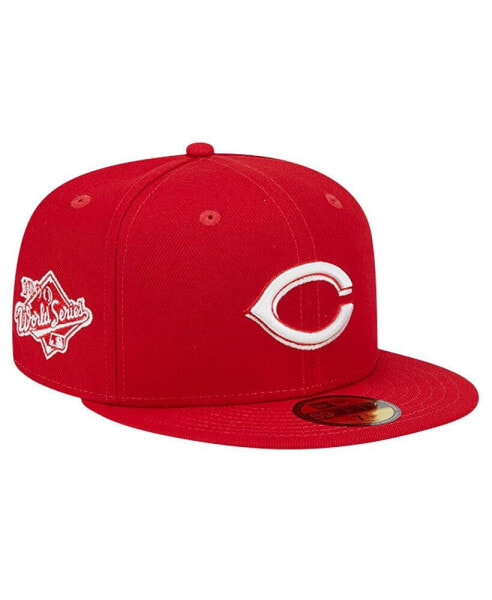 Men's Red Cincinnati Reds Logo 59FIFTY Fitted Hat