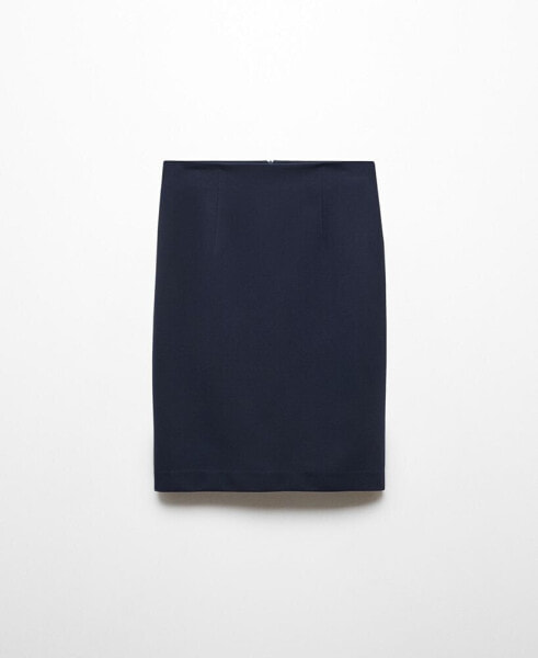 Women's Rome-Knit Opening Detail Pencil Skirt