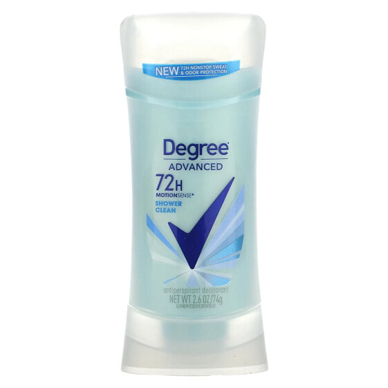 Дезодорант-антиперспирант DEGREE Advanced MotionSense Shower Clean 2.6 унции (74 г)