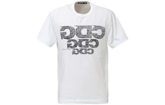 Футболка CDG с коротким рукавом 3Logo SZ-T022-051-1 - белая