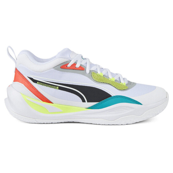 Puma Playmaker Pro Basketball Mens White Sneakers Athletic Shoes 37757202