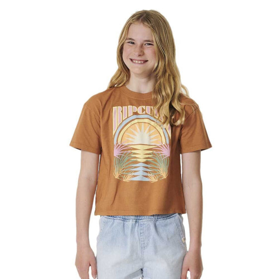 RIP CURL Glow Heritage Crop short sleeve T-shirt