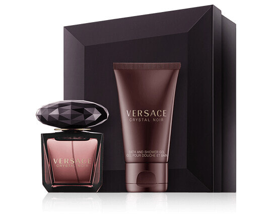 Versace Crystal Noir 30 ml EdT Set mit Body Lotion