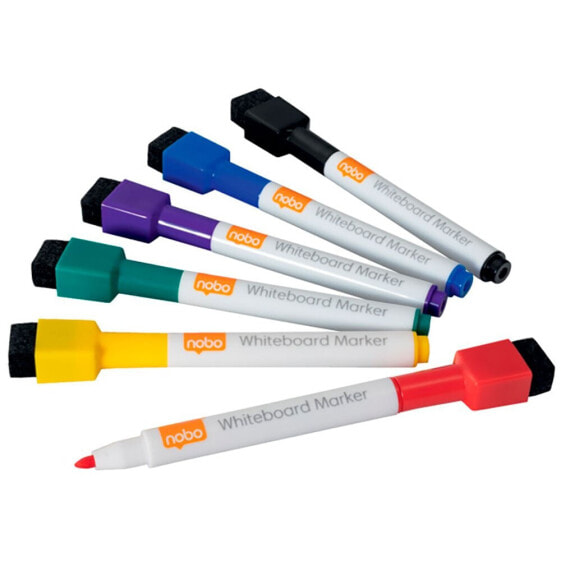 NOBO Whiteboard Markers 6 Units