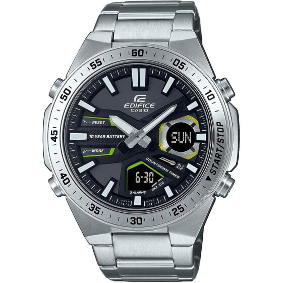 Мужские часы Casio EFV-C110D-1A3VEF Чёрный Серебристый