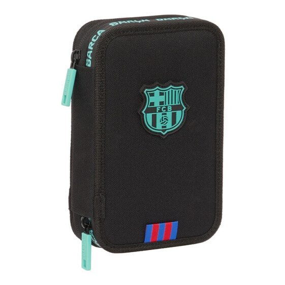 SAFTA Double Filling 28 Units F.C Barcelona 3ª Equipación Pencil Case