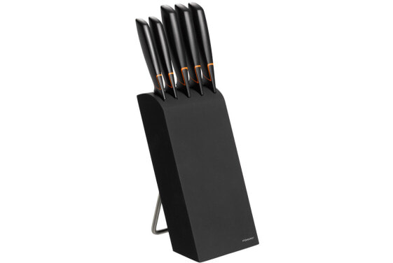 Набор ножей Fiskars 978791 - Нержавеющая сталь - Черный - Черный, Оранжевый