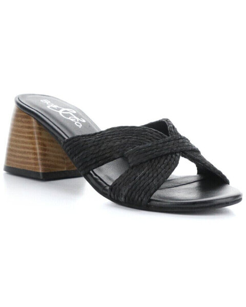 Bos. & Co. Gessa Raffia & Leather Sandal Women's 40