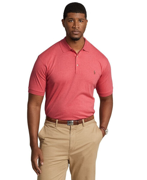 Men's Big & Tall Soft Cotton Polo Shirt