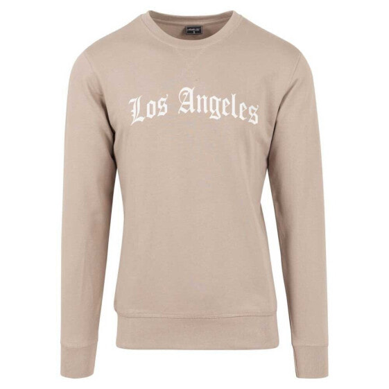 MISTER TEE Los Angeles Wording long sleeve T-shirt