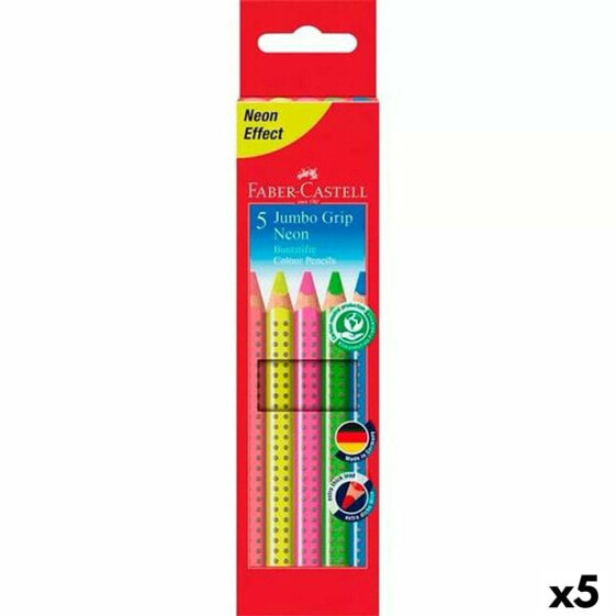 Цветные карандаши Faber-Castell неон Разноцветный (5 штук)