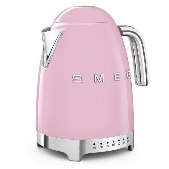 Электрический чайник Smeg KLF04PKEU розовый 1.7 л 2400 Вт пластик нержавеющая сталь регулируемый термостат индикатор уровня воды