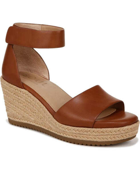 Oakley Ankle Strap Wedge Sandals