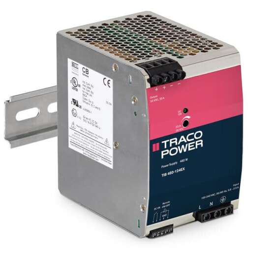 TRACO POWER TIB 480-124EX - 82 mm - 124.2 mm - 114.2 mm - 1.02 kg - 480 W - 85-264 V