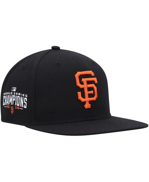 Men's Black San Francisco Giants 2014 World Series Sure Shot Captain Snapback Hat