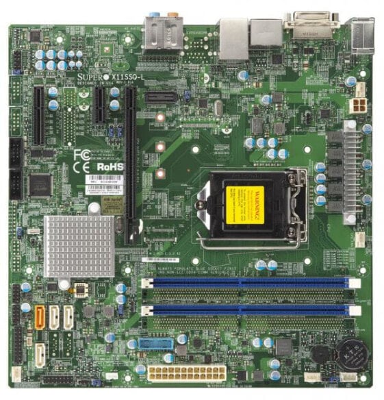 Supermicro X11SSQ-L mATX Motherboard - Skt 1151 - 32 GB DDR4