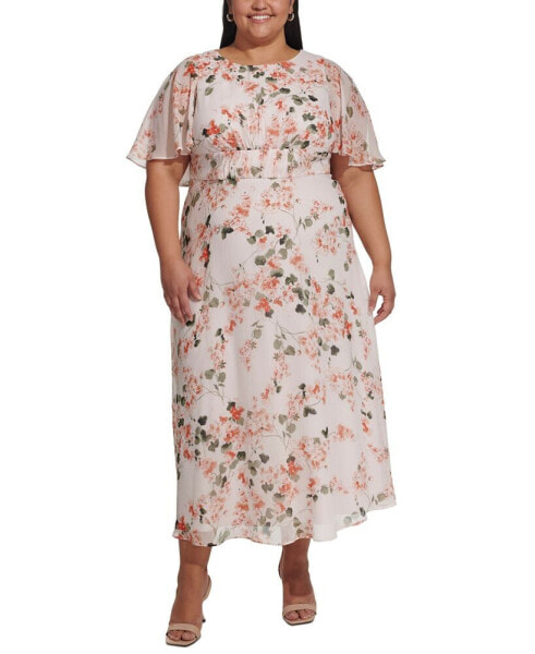 Plus Size Smocked-Waist Dress