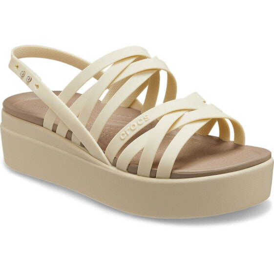 CROCS Brooklyn Strappy Low Wedge Sandals