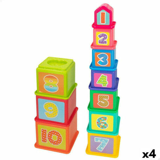 Складываемые кубики PlayGo 4 штук 10,2 x 50,8 x 10,2 cm