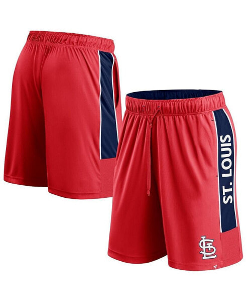 Men's Red St. Louis Cardinals Win the Match Defender Shorts