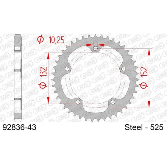 AFAM 92836 rear sprocket