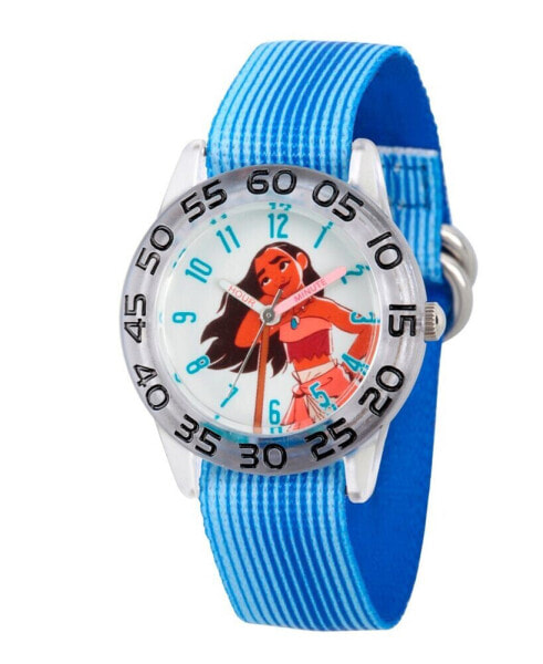 Часы учебные для девочек ewatchfactory Disney Moana_Clear Plastic Time Teacher