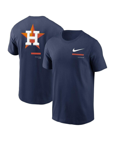 Men's Navy Houston Astros Over the Shoulder T-shirt