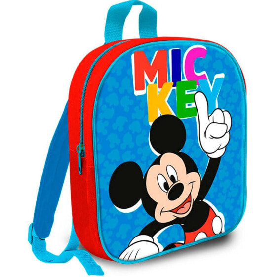 Рюкзак детский Микки Маус 29x24 см Красный