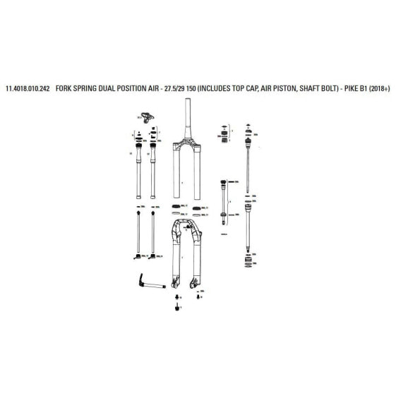 ROCKSHOX Spring Dual Position Air Pike B1