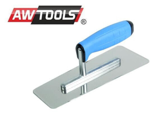 Инструмент для нанесения строительных смесей AWTOOLS VENICE METAL PACA с резиновой ручкой 240 мм