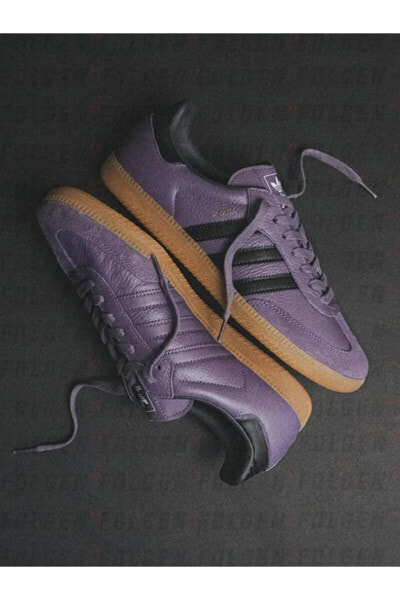 Originals Samba OG Shadow / Violet Carbon Leather Sneaker Günlük Deri Spor Ayakkabı