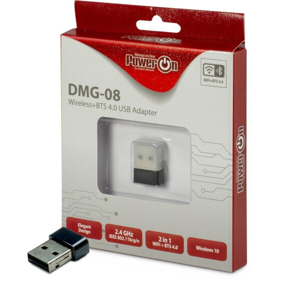 Inter-Tech DMG-08 - Wireless - USB - WLAN / Bluetooth - Wi-Fi 4 (802.11n) - 150 Mbit/s